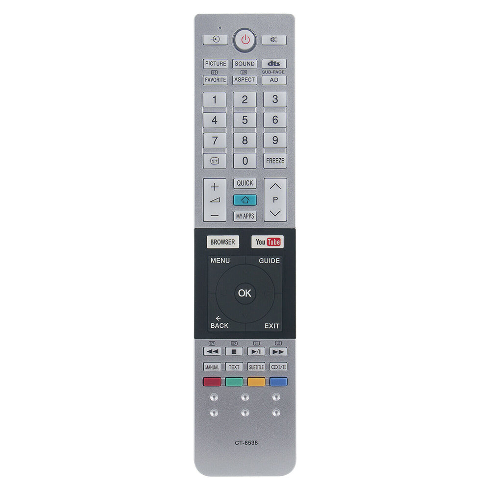 CT-8538 CT-8521 Remote Replacement for Toshiba LCD Smart TV