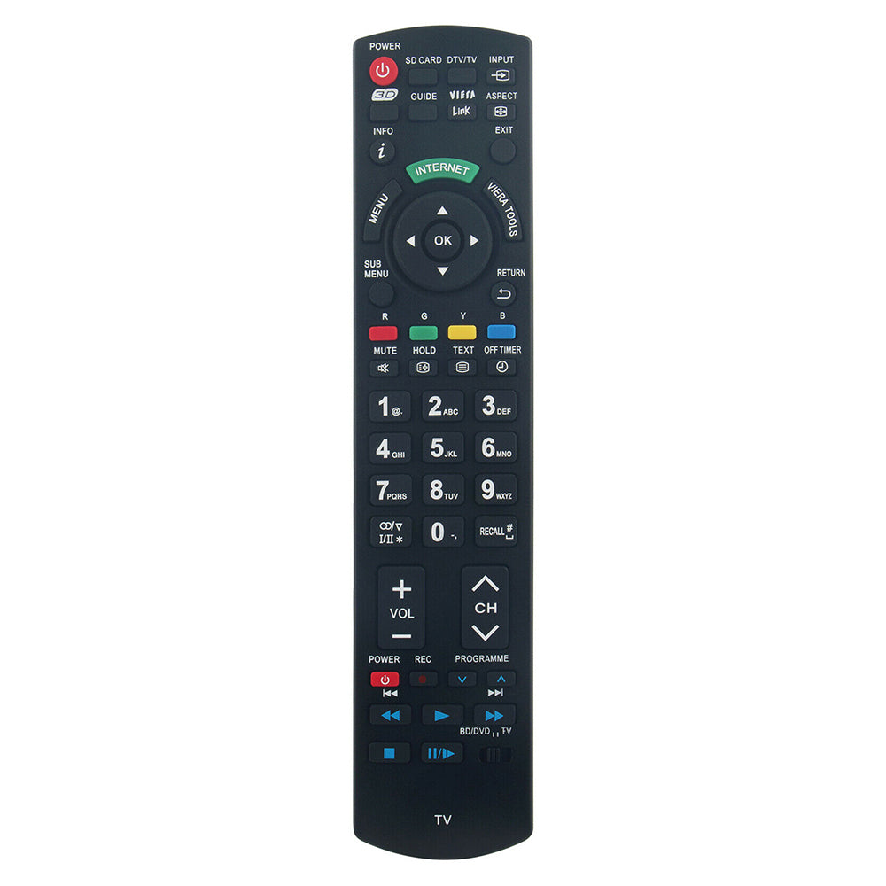 N2QAYB000659 Remote Replacement for Panasonic TV TX-L42ETX54
