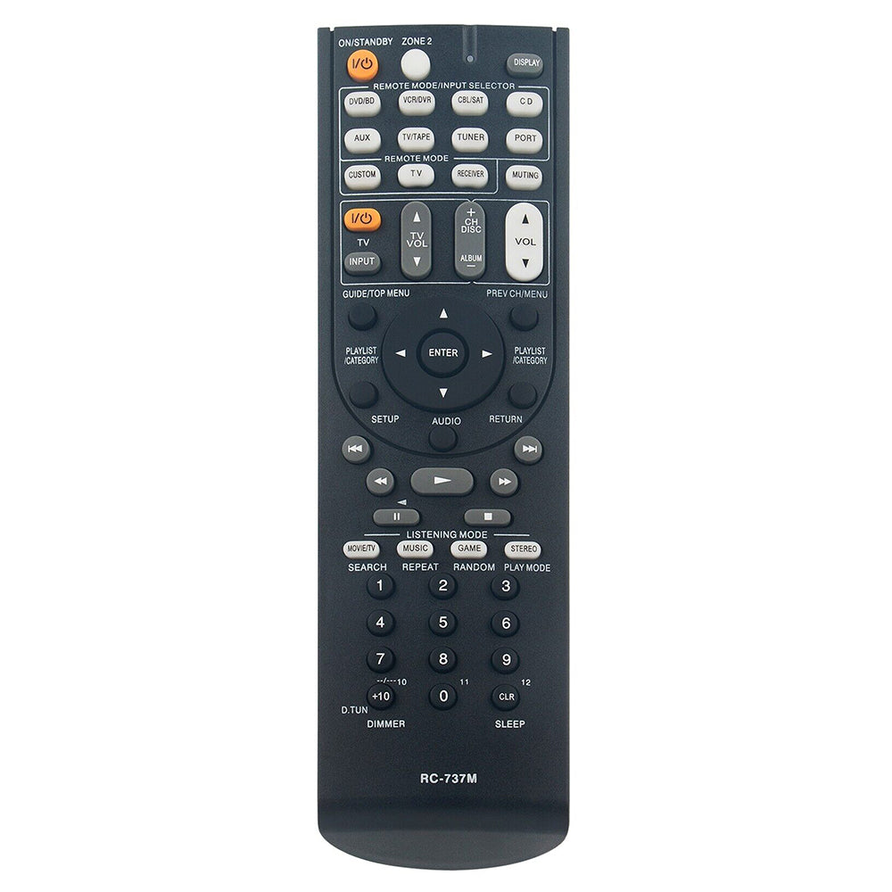 RC-737M Remote Control Replacement for Onkyo AV Receiver