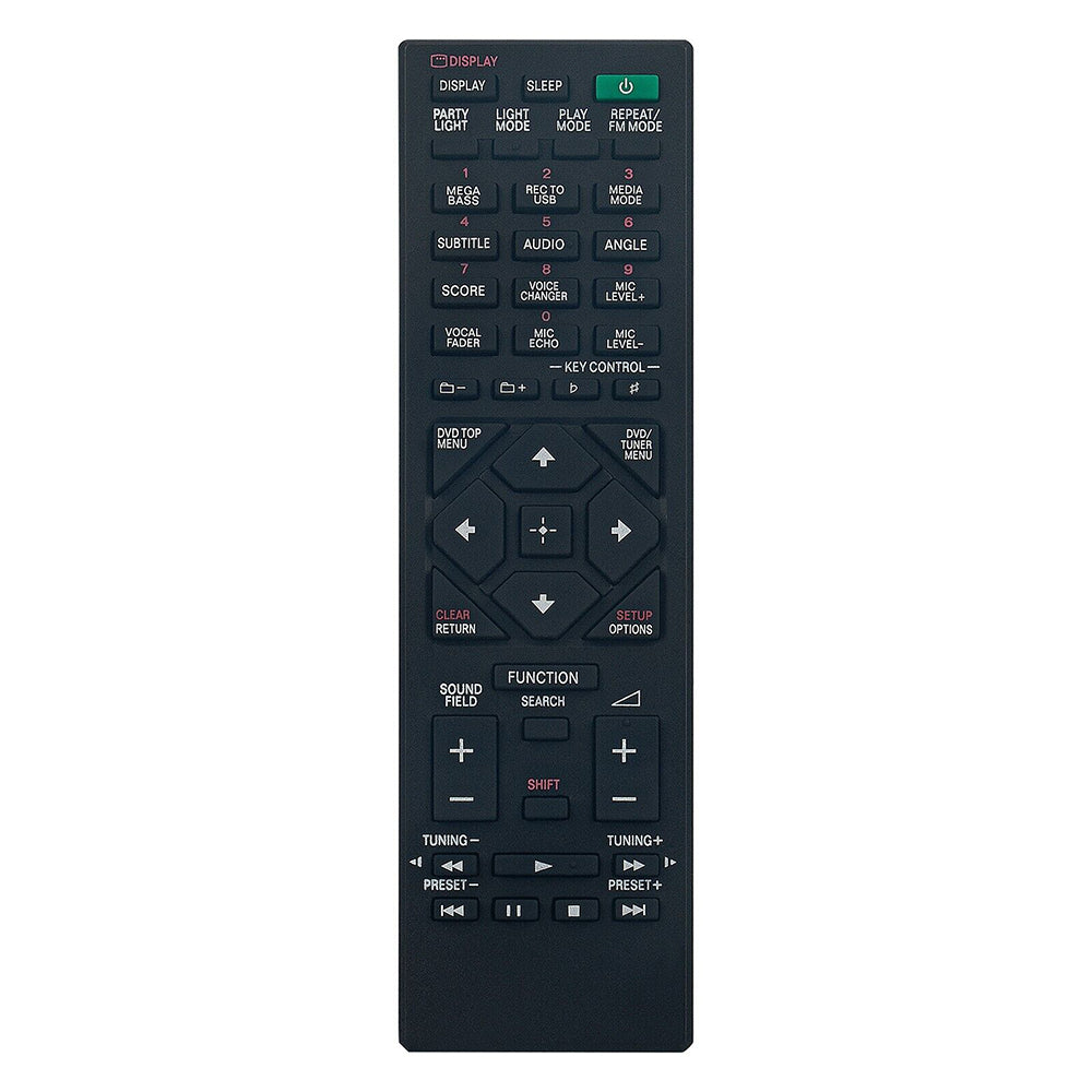 RMT-AM420U Remote Control Replacement for Sony Home Audio System