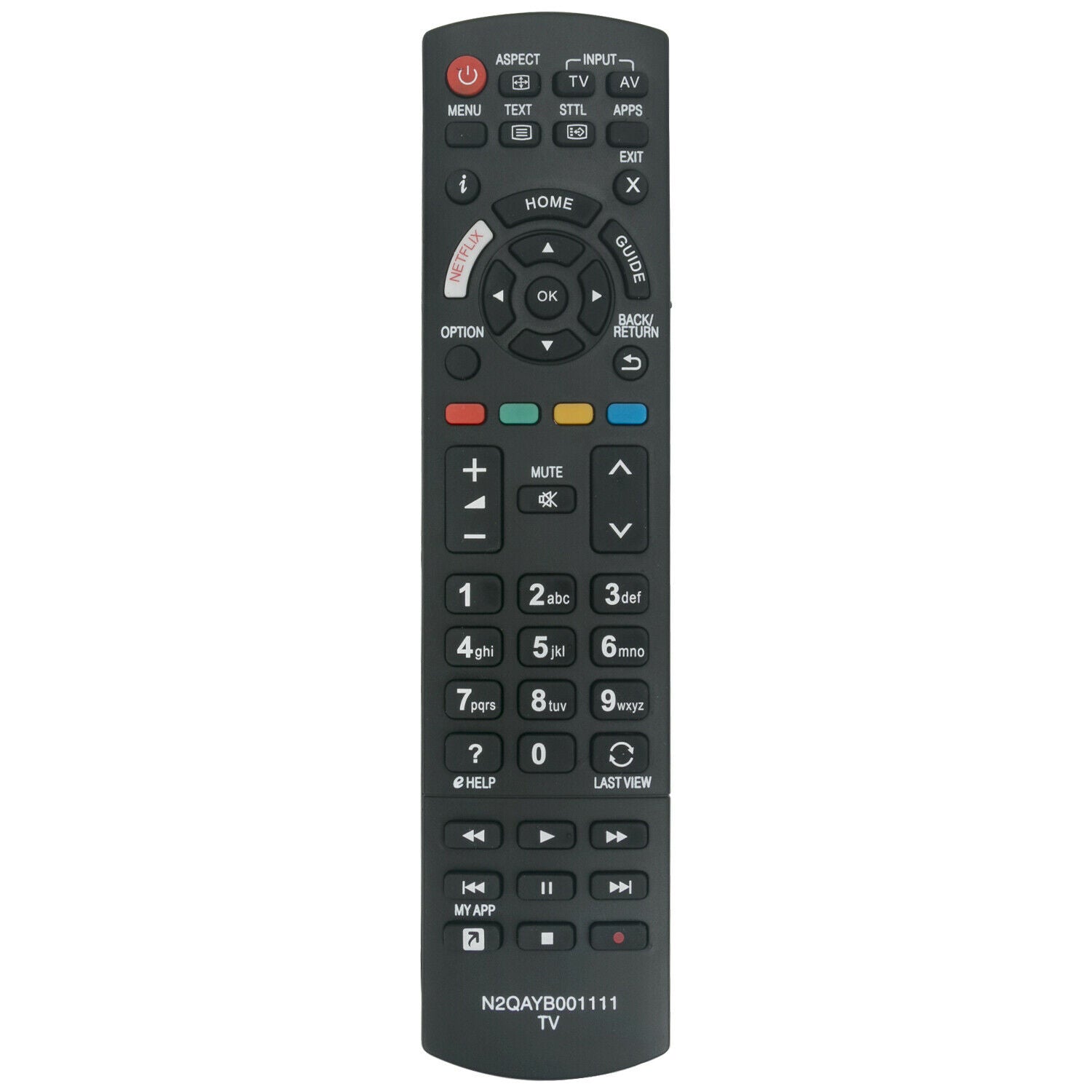 N2QAYB001111 Remote Replacement For Panasonic Smart Netflix LED TV