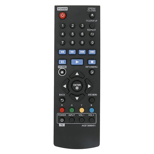 AKB73896401 Remote Control Replacement for LG DVD Blu-ray Player