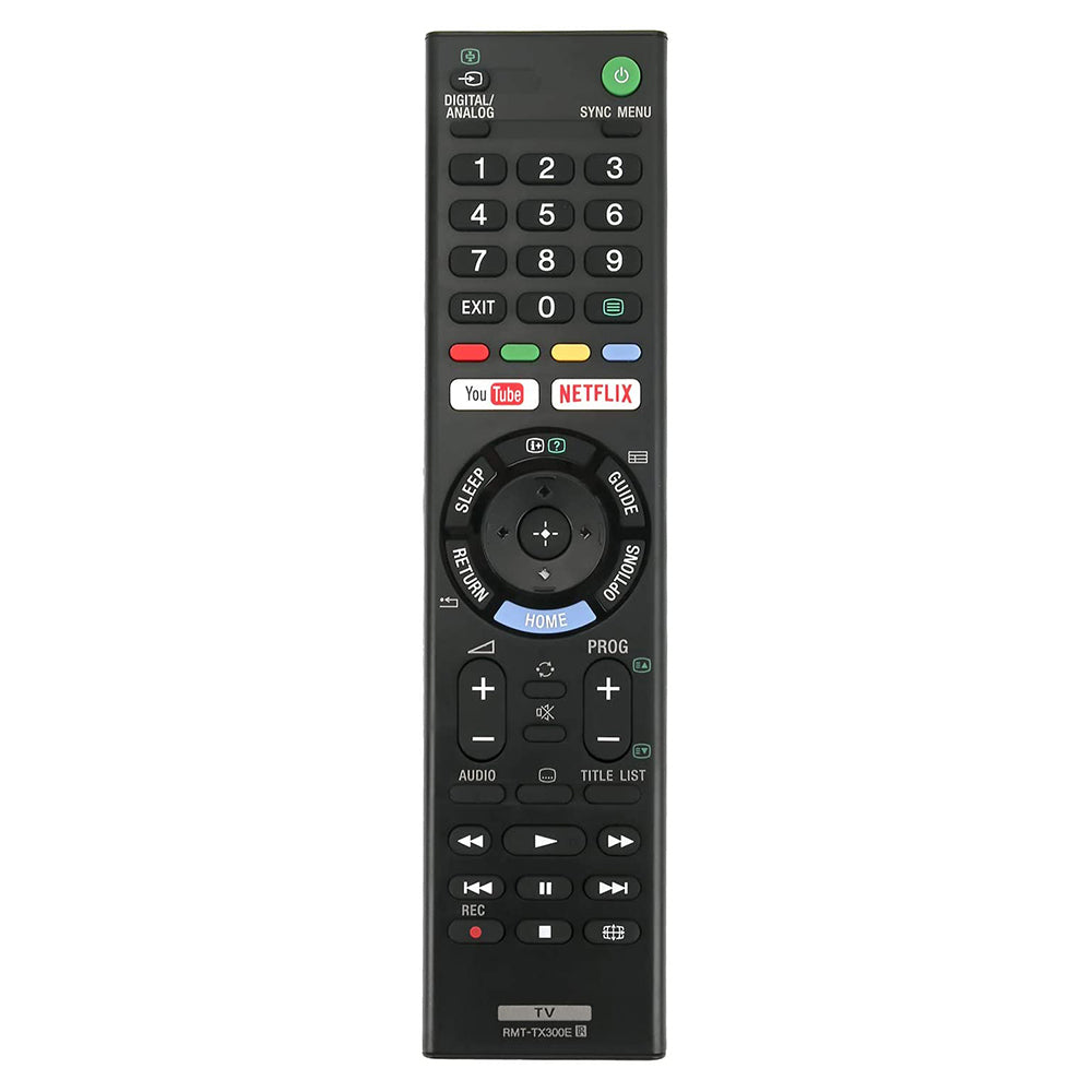 RMT-TX300E Remote Replacement for Sony YouTube Netflix KD-43X7000E KD-49X7000E