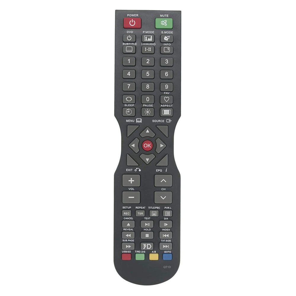 QT1D QT166 QT155 QT155S Remote Control Replacement For SONIQ TV