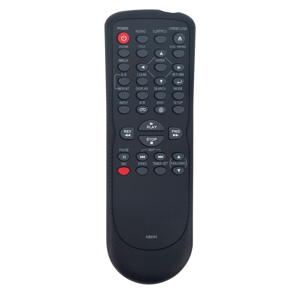 NB694 Remote Control Replacement for Sanyo DVD VCR Combo FUNAI Player