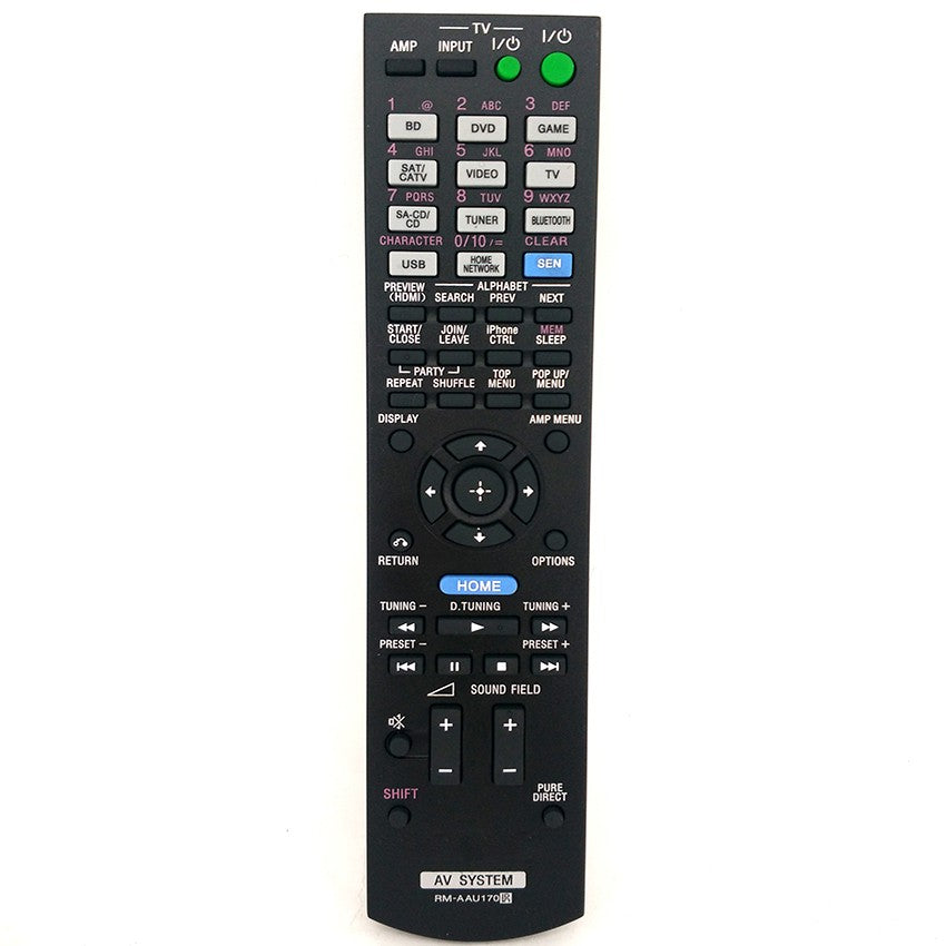 RM-AAU170 Remote Replacement for Sony SUB AV Player Receiver