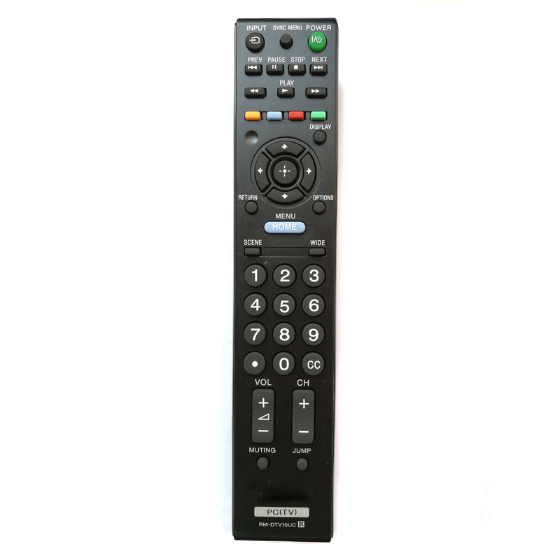 RM-DTV10UC Remote Control Replacement for Sony LCD LED HDTV